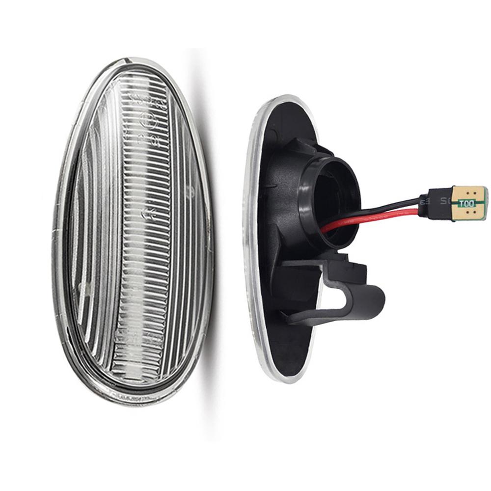 2x LED Dynamic Side Marker Lights Turn Signal Lamps For Mitsubishi Lancer Montero Sport MK3 Pajero Adventure Freeca I Miev Space