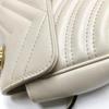[Pre-Owned] Gucci GG Marmont Matelassé Mini Bag 'White' - Good #AX1QVC