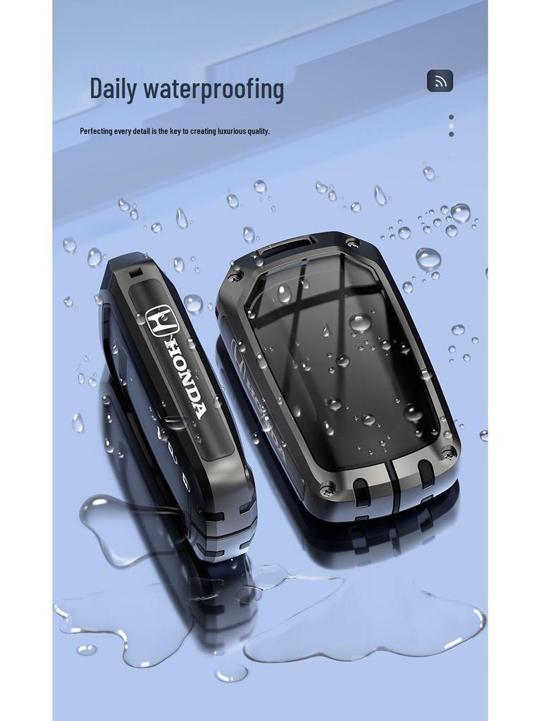 Honda Key Case Compatible with CRV, Civic, Accord, XRV, Vezel, Avancier, Breeze, UR-V, and Spirior Models