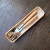 Stainless Steel Wooden Rice Soup Cake Fruit Fork Coffee Dessert Spoon  for Family Dining