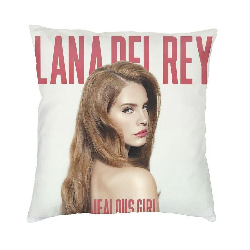Fashion Jesus Lana Del Rey Cushion Cover 45X45 Velvet Throw Pillow Case For Sofa Car Square Pillowcase Bedroom Decoration