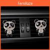 Car Perfume Air Freshener Clip With Panda Shape Long-lasting Fragrance