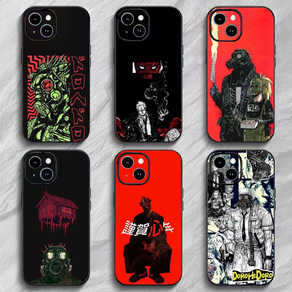 Dark Unique Anime D-Dorohedoro Phone Case Phone Case Soft Packaging Lightweight For iPhone17 16 15 14 13ProMax