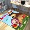 Masha Bear Adventure Carpet For Playroom Bedroom Living Room Sofa Home Decorkids Game Area Rug Nonslip Floor Mat