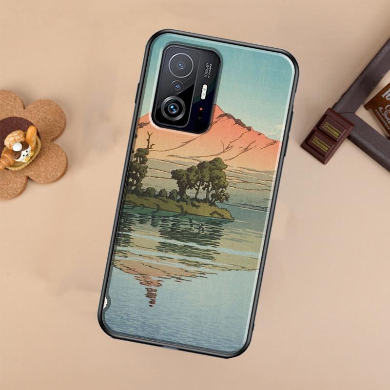 Japanese Ukiyoe Case For Xiaomi 14T 11T 12T 13T Pro 13 14 Ultra POCO X7 Pro X3 X5 F3 F5 F6 M6 X6 Pro Cover