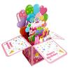 Happy Birthday Card,3D Pop Up Birthday Greeting Card For Baby Gril,Daughter,Granddaughther,Niece With 1 Envelop,1 Message Card