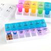 New Hot Premuim Portable Large Weekly Pill Box Organizer Cases 7 Day 14 Grids Storage for Medicine Vitamin Supplements Fish Oils
