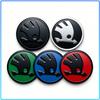 Car Steering Wheel Sticker Badge Decoration Auto Accessories For Skoda Octavia MK2 MK1 2 3 A5 A7 A8 Fabia Karoq Superb Rapid Kamiq Scala