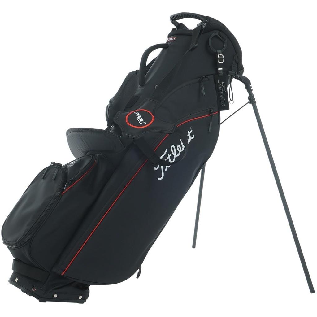 TITLEIST Players 4 Carbon Stand Bag TB25SX5A BKBKRD Black x Black x Red