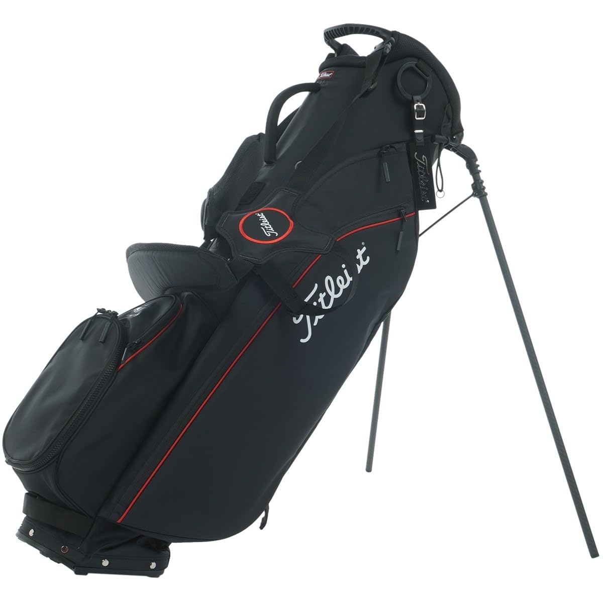 

TITLEIST Players 4 Carbon Stand Bag TB25SX5A BKBKRD Black x Black x Red