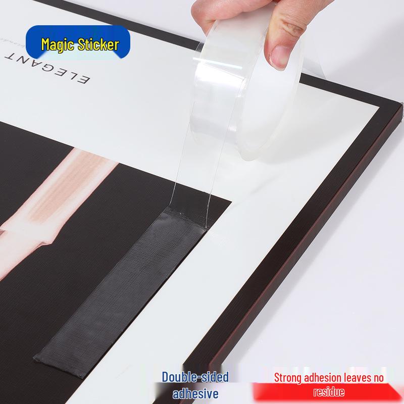 Transparent Nano Double-Sided Acrylic Tape - Waterproof, No Trace, High Temperature Resistant, 3.8 Hole Small Tube