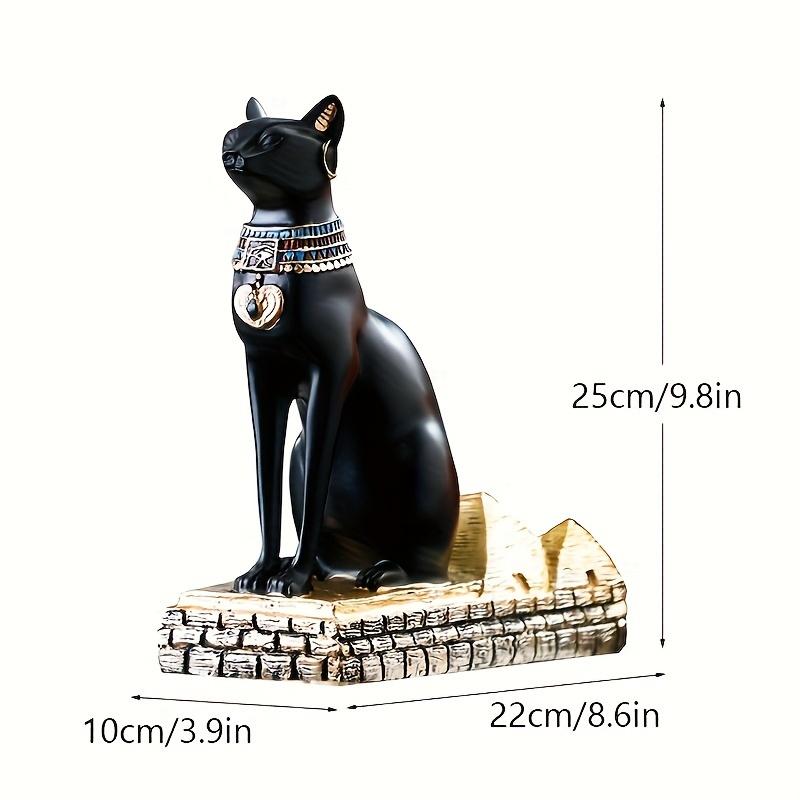 Resin Egyptian Anubis Dog Cat God Figurines Wine Rack Bottle Holder Storage Statue Home Living Room Desktop Decor Objects