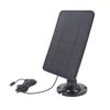 Camera Solar Panel Charger 10W 5V Micro USB Black Solar Charging Panel for Security Camera Cellphone Power Bank