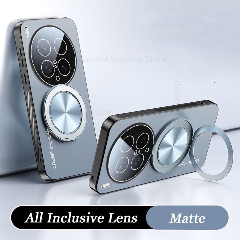 HD Fólie na objektiv Kroužkový stojánek Držák Pouzdro na telefon Pro vivo X200 Ultra 360° Neviditelný držák Matný Odolný Kryt Pro Vivo X200S X200 Pro