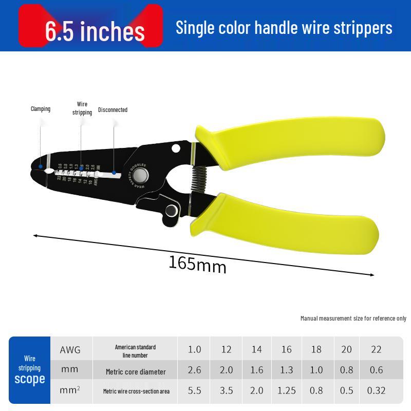 Multi-Functional Electrician s Wire Stripper, Crimper & Cutter Tool