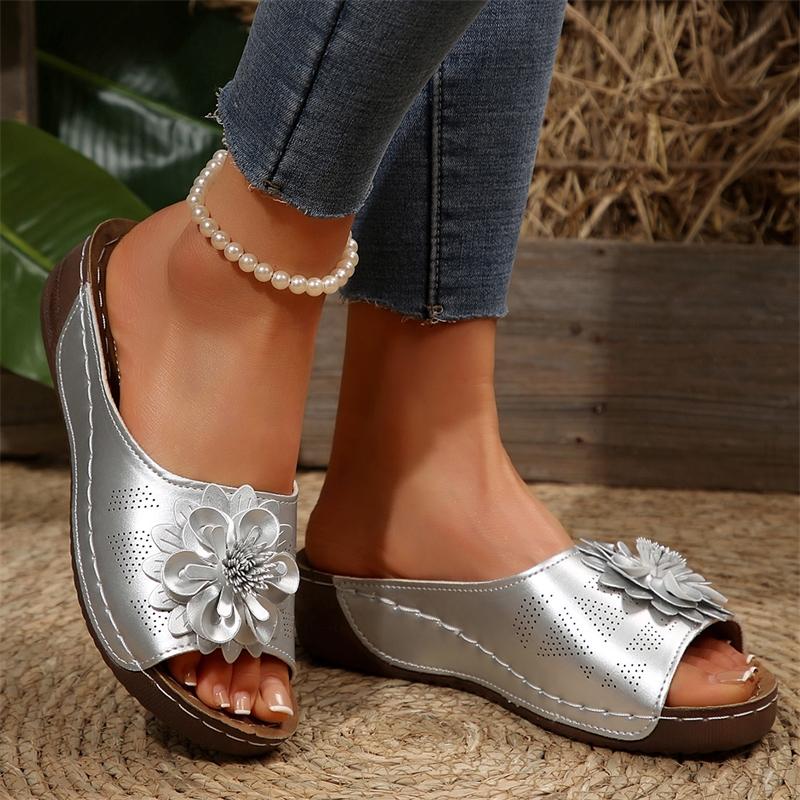Summer Women Sandals Shoes Wedge Women Shoe Casual Women's Sandals Slip On Open Toe Female Sandalias Mujer Footwear