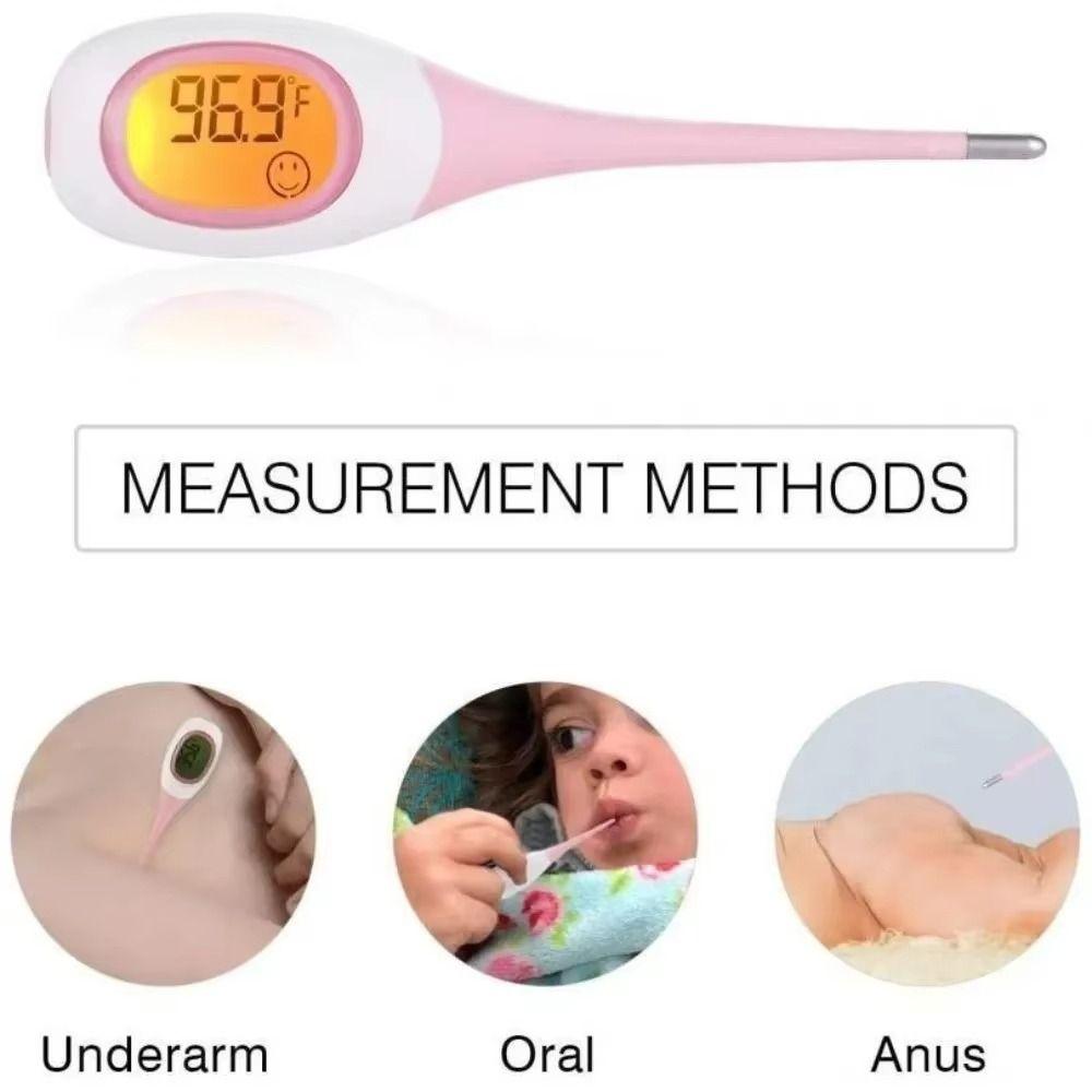 Backlit Display Digital Thermometer 8 Seconds LCD Thermometer Fever Thermometer Children