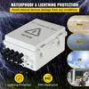 Caixa Combinadora Fotovoltaica, 4 Strings, Caixa Combinadora Solar com Fusível de Corrente Nominal de 15A, Disjuntor de 63A, Protetor contra Surtos e Conector Solar, para Ligar / Desligar