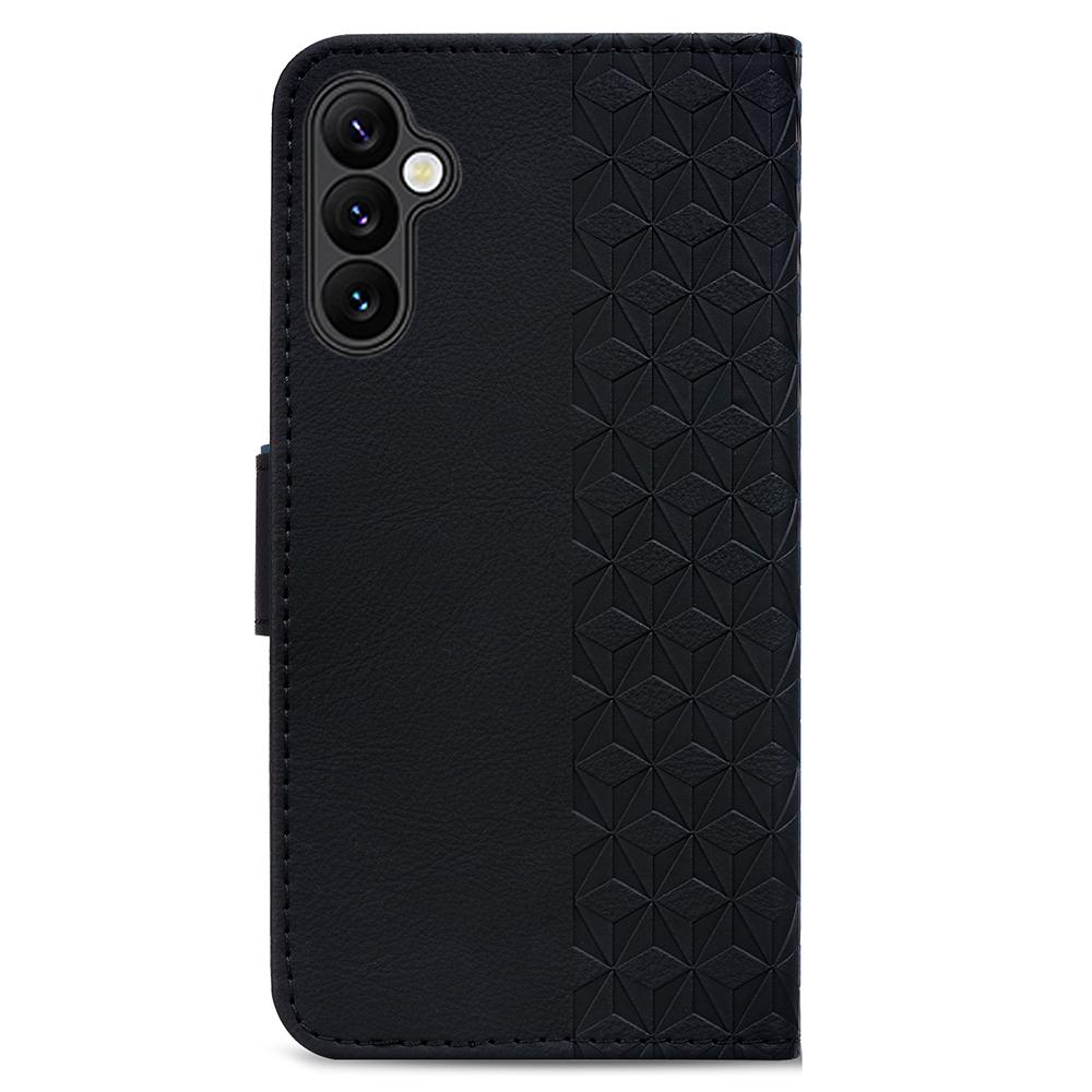 For Samsung Galaxy S24 FE Case Rhombus Pattern Leather Wallet Phone Cover