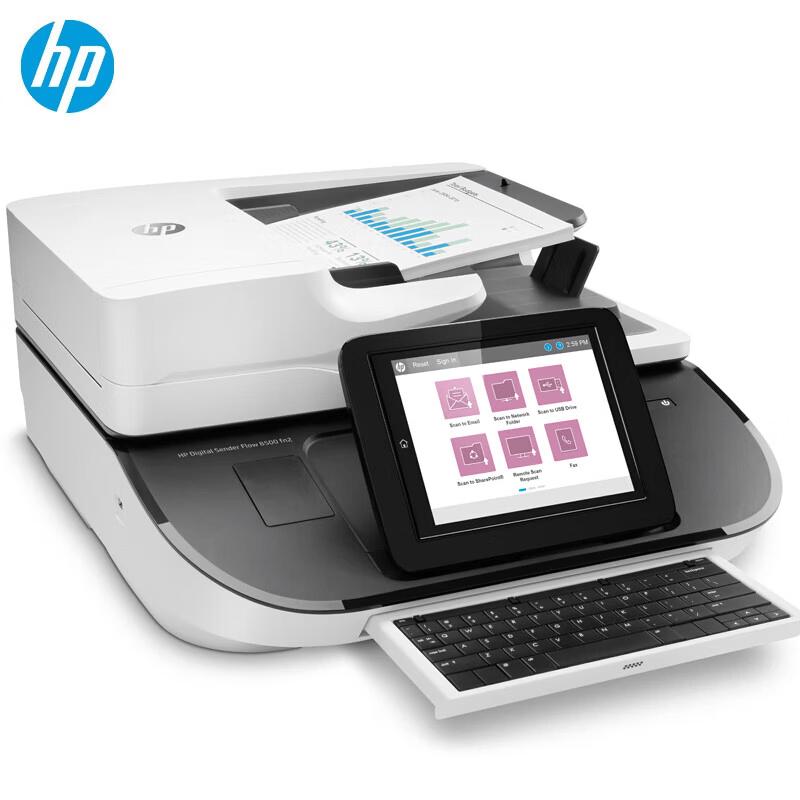 HP 8500fn2 A4 Document Scanner CN plug (adapter included)