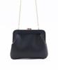 Cuco Kunstleder-Verschluss Party-Tasche 2413113002 Schwarz (019)