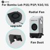 Für Bambu Lab P1s Upgrade Radiallüfter Bambulab X1C X1 P1P P1S Hotend-Kühlung 9500+5% U/min Auslaufsicheres Design 3D-Drucker Zubehör
