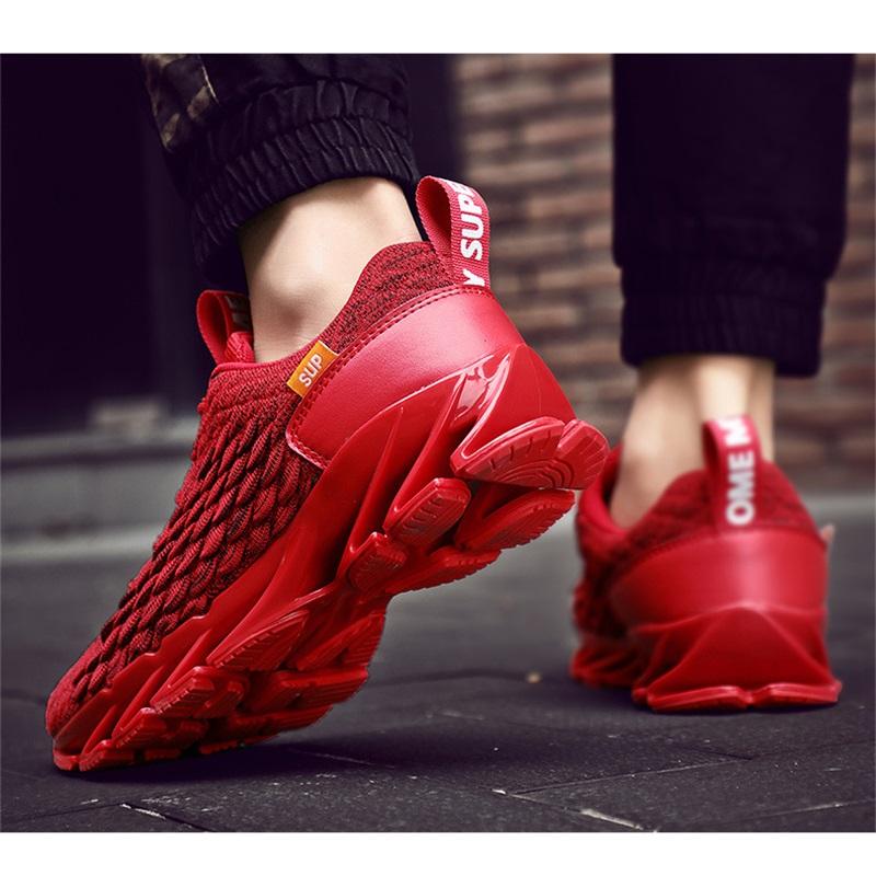 Large Size Men's Shoes Spring And Fall Mesh Popular Men's Tide Shoes Casual Sports Running Breathable Blade Men's Shoes