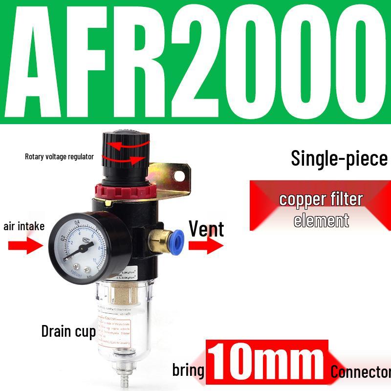 Drei-Einheiten-Luftkompressor: AR Druckregler, AFC2000 Öl-Wasser-Abscheider, AFR Filter