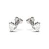 Boucle d'oreille - LUXENTER - MOMENTOS PARA BRILLAR Clásico - Argent 925 - Zirconia noir/blanc - Marquise