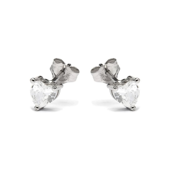 Boucle d'oreille - LUXENTER - MOMENTOS PARA BRILLAR Clásico - Argent 925 - Zirconia noir/blanc - Marquise
