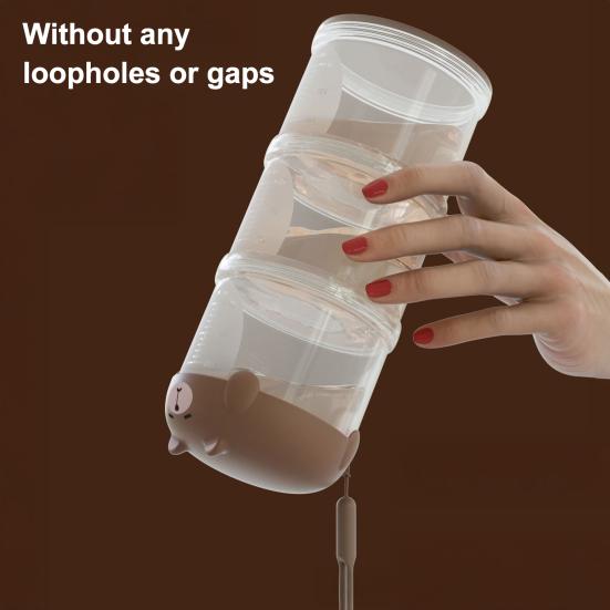 Cat Treat Container Portable Pet Food Jar with Lid Airtight Travel Pet Treat Holder Includes 3 Storage Boxes for Cat Dog Food Travel Outdoor Walk