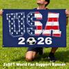 3x5FT World Flag USA Fan Support Banner