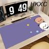 Anime Computertischmatte Cartoon Bubu Dudu Kawaii Schreibtischunterlage Gamer Mauspads PC Zubehör Mauspads Große Matten Büro Mauspads