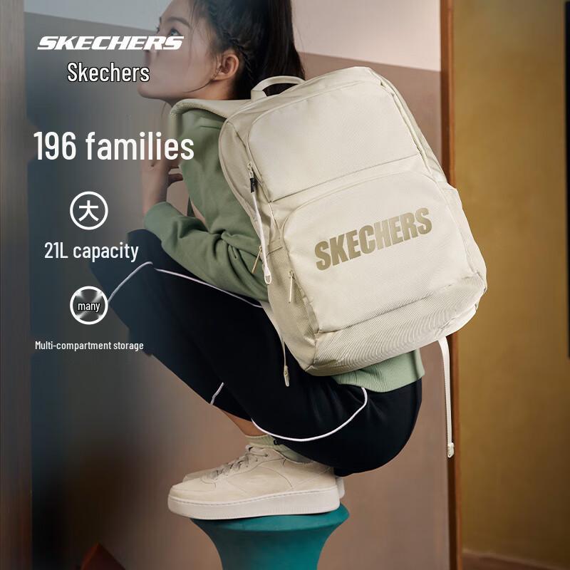 Skechers Unisex Large Capacity Sport Travel Backpack