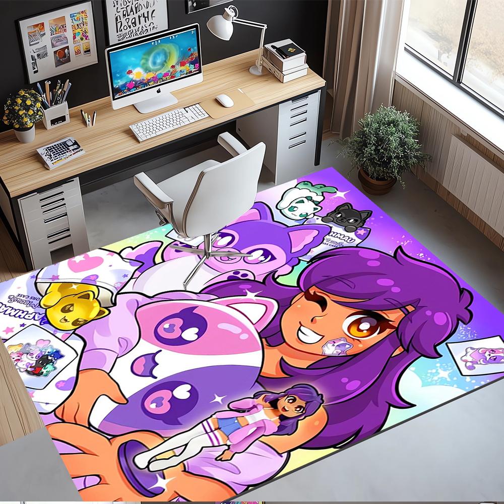 Aphmau Printed Carpet,Rug,for Office Chair Living Room Bedroom Kitchen Room Decor Gifts.