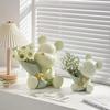 Cute Mini Little Bear Vase Creative Little Bear Stick Flower Living Room Desktop Decoration Valentine's Day Gift for Lover
