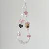 Black Beaded KT Girl Phone & Camera Lanyard