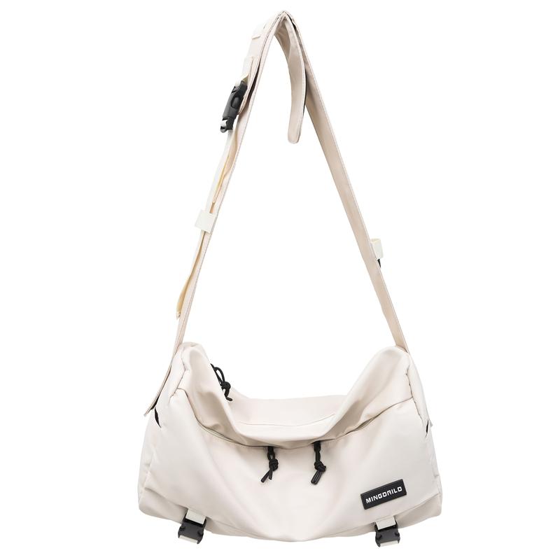 Large Capacity Duffel Bag Solid Color Short Distance Travel Bag Gym Bag Storage Bag