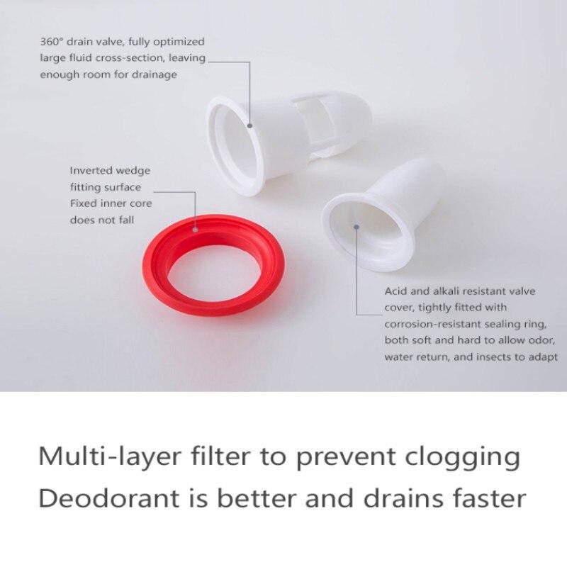 5PC Bodenablauf Kugel Anti Geruch Kern Desodorierung Drainagerohr Toilette Kern Kanalisation Schädlingsbekämpfung Gerät Kein eigenartiger Geruch
