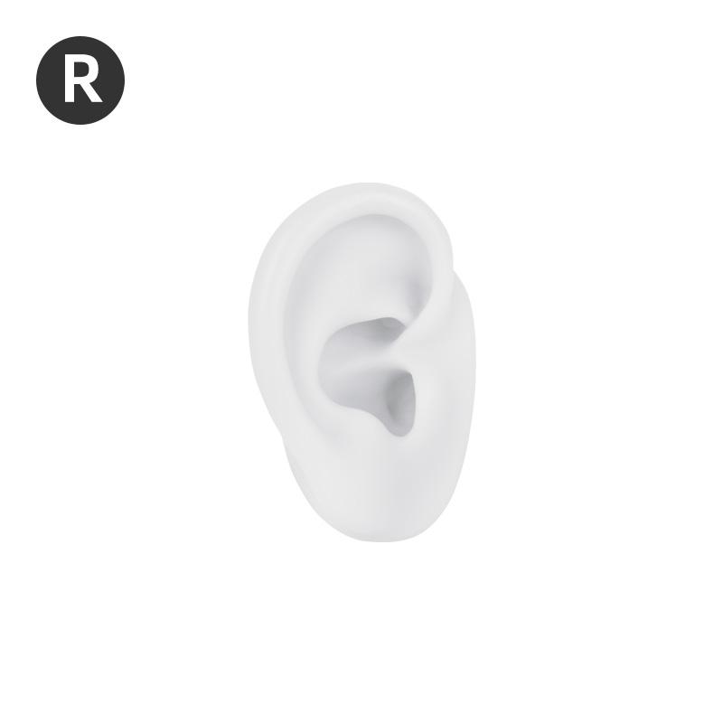 Realistic 3D Silicone Ear Model 1:1 Human Size Ear for Ear Piercing Practice Tattoo Training Display Props Tattoo Tools