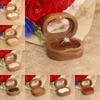 Engagement Ring Finger Ring Box Jewelry Storage Box Couple Rings Holder Wedding Ring Case  Wedding