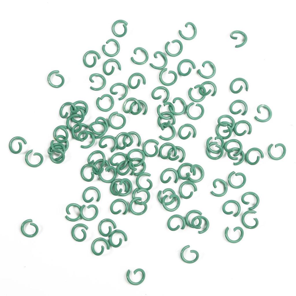 50Pcs Iron Spray Painted Opening Ring Jump Ring For DIY Necklace Bracelet Jewelry Making Craft Accessories