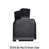 3D High-Edge Anti-slip TPE Floor Mats for 25 BYD Qin Plus-EV Models