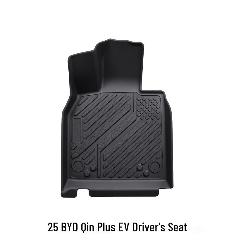 3D High-Edge Anti-slip TPE Floor Mats for 25 BYD Qin Plus-EV Models