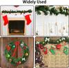 Artificial Pine Christmas Wreath Soft Green Holiday Garland Xmas Door Wall Decoration No Lights Festive Home Party Decor