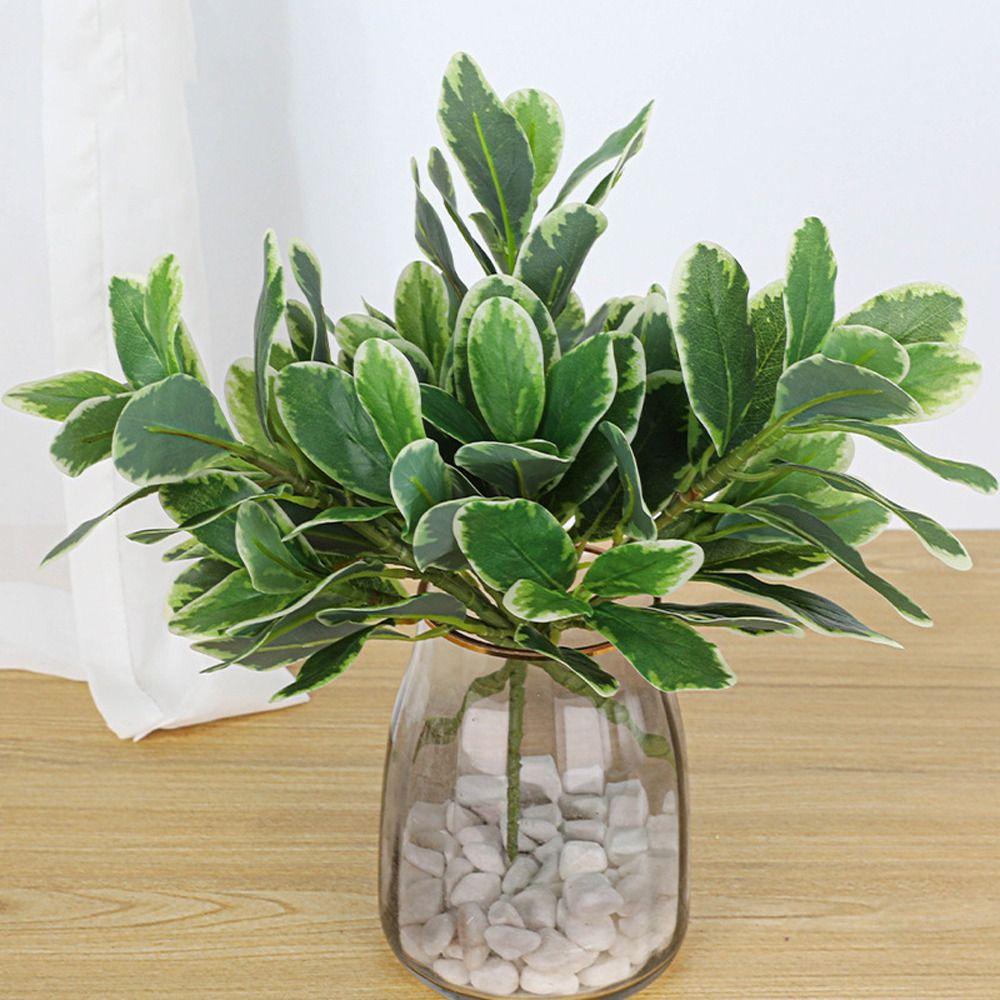

35 Leaves Artificial Ficus Tree Large Fake Ficus Tree Tropical Banyan Tree Outdoor Indoor Decor Style 3