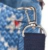 Kusguru Japan Fleece Oval Bottom 2-Way Tote Bag, Women's, Blue