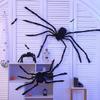 Giant Black Spider Halloween Party Decor for Home 2026 Outdoor Haunted House Ornament Trick or Treat Big Black Spider