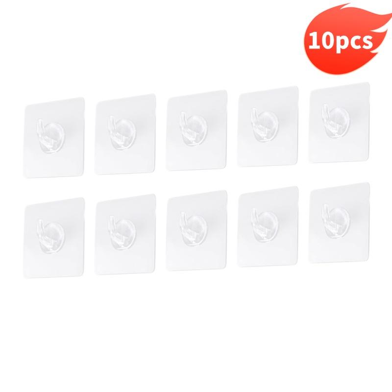 50/5 Stück Wandhaken Stark Selbstklebende Haken Badezimmerregale Spurloser Klebehaken Türhänger Schlüsselaufbewahrung Aufhänger