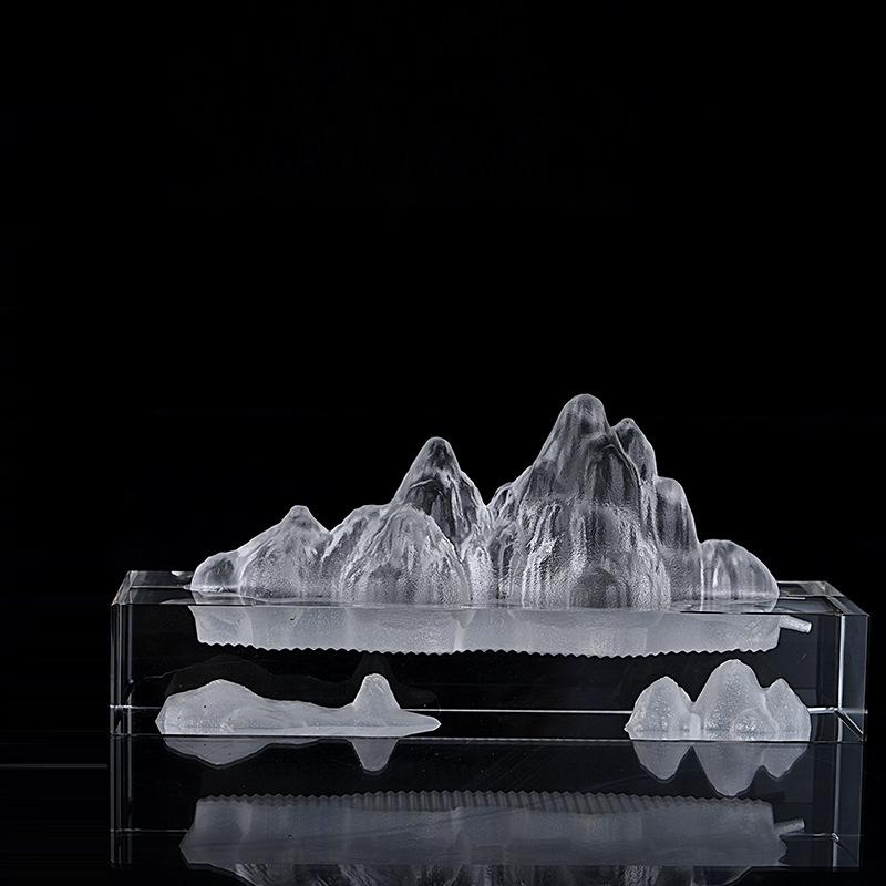 

Crystal High-quality Fairy Mountain Multi-art White Sage Incense Burners Colored Glaze Penholder Creative Home Decor Ornaments белый